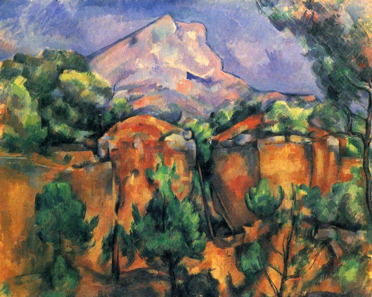 Paul Cezanne Montagne Sainte Victoire china oil painting image